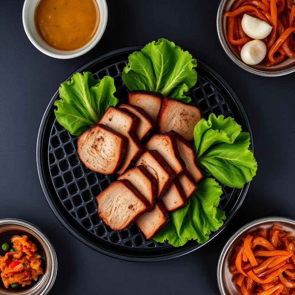 Samgyeopsal a la parrilla